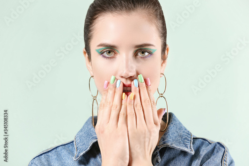 Young woman with beautiful ...
