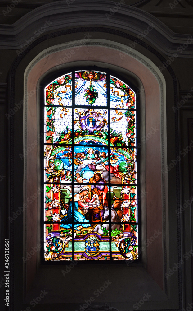 Kirchenfenster in Sankt Veit in Krems an der Donau