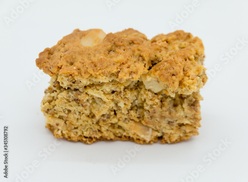 Rusk on white background