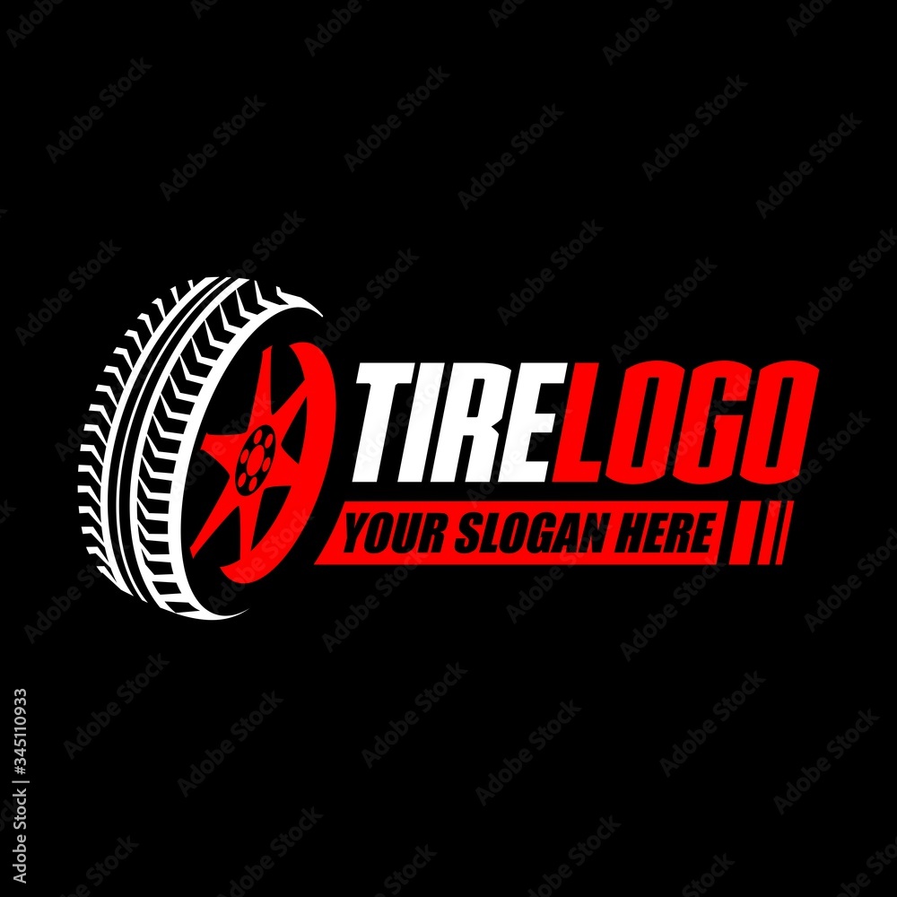 tire logo vector de Stock Adobe Stock