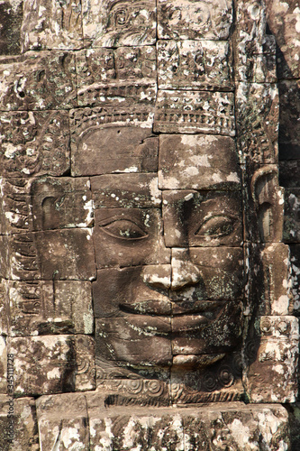 A Face at Bayon Temple In Angkor Wat, Cambodia