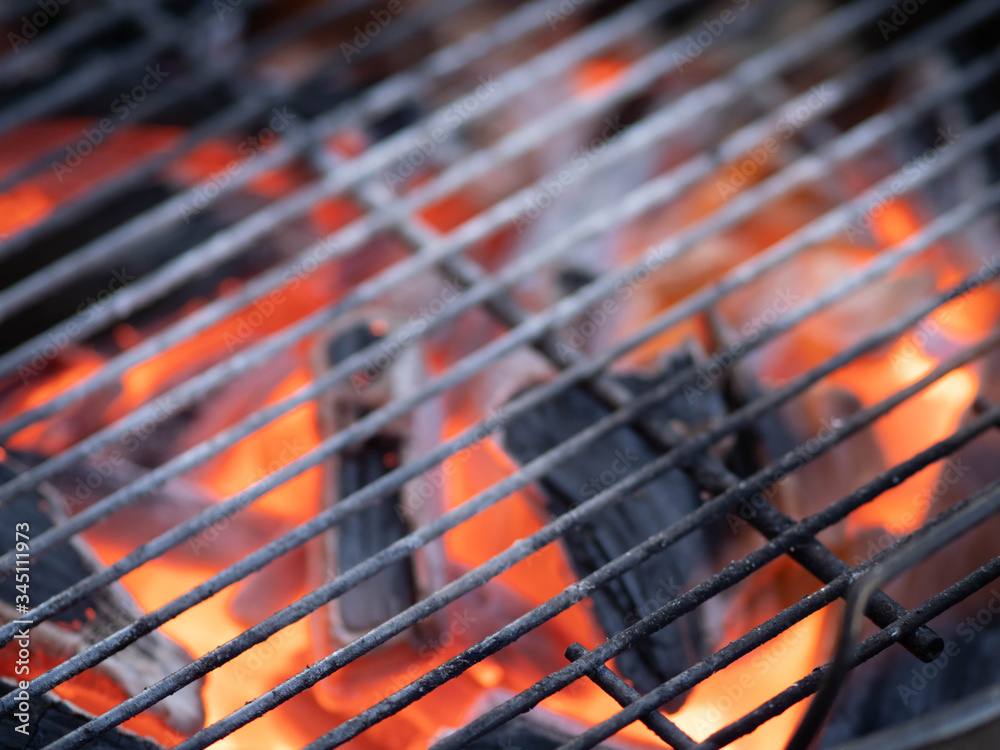 BBQ. flavorful steak on the coals. cooking at home BBQ. flavorful steak on the coals. cooking at home