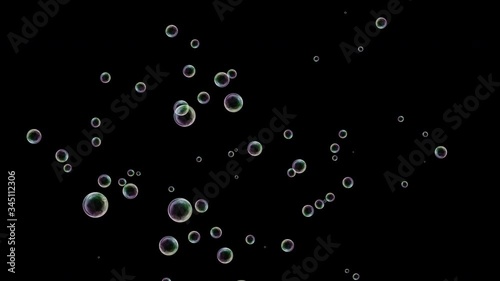 4K Soap Bubbles Animation with QuickTime Alpha Channel / Prores 4444.
High Quality Realistic Loop Animation Soap Bubbles.
Can be used with any kind of celebration events.