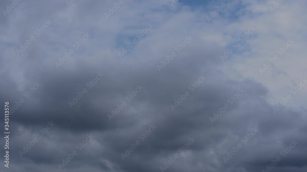 Beautiful clouds moving in blue sky in summer. Beautiful clouds moving in blue sky in summer.