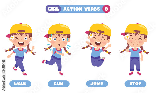 Action Verbs For Children Education