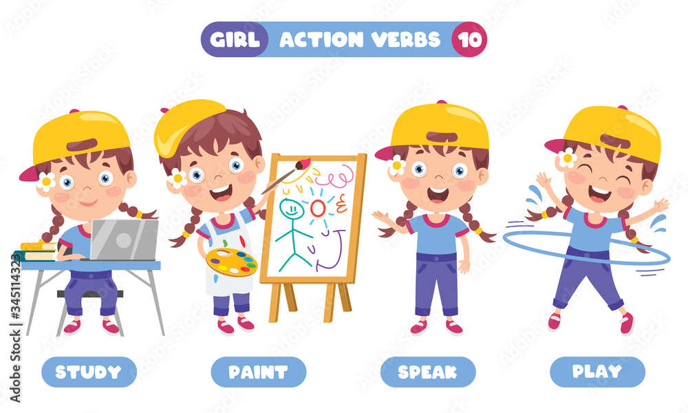 Action Verbs For Children Education Action Verbs For Children Education