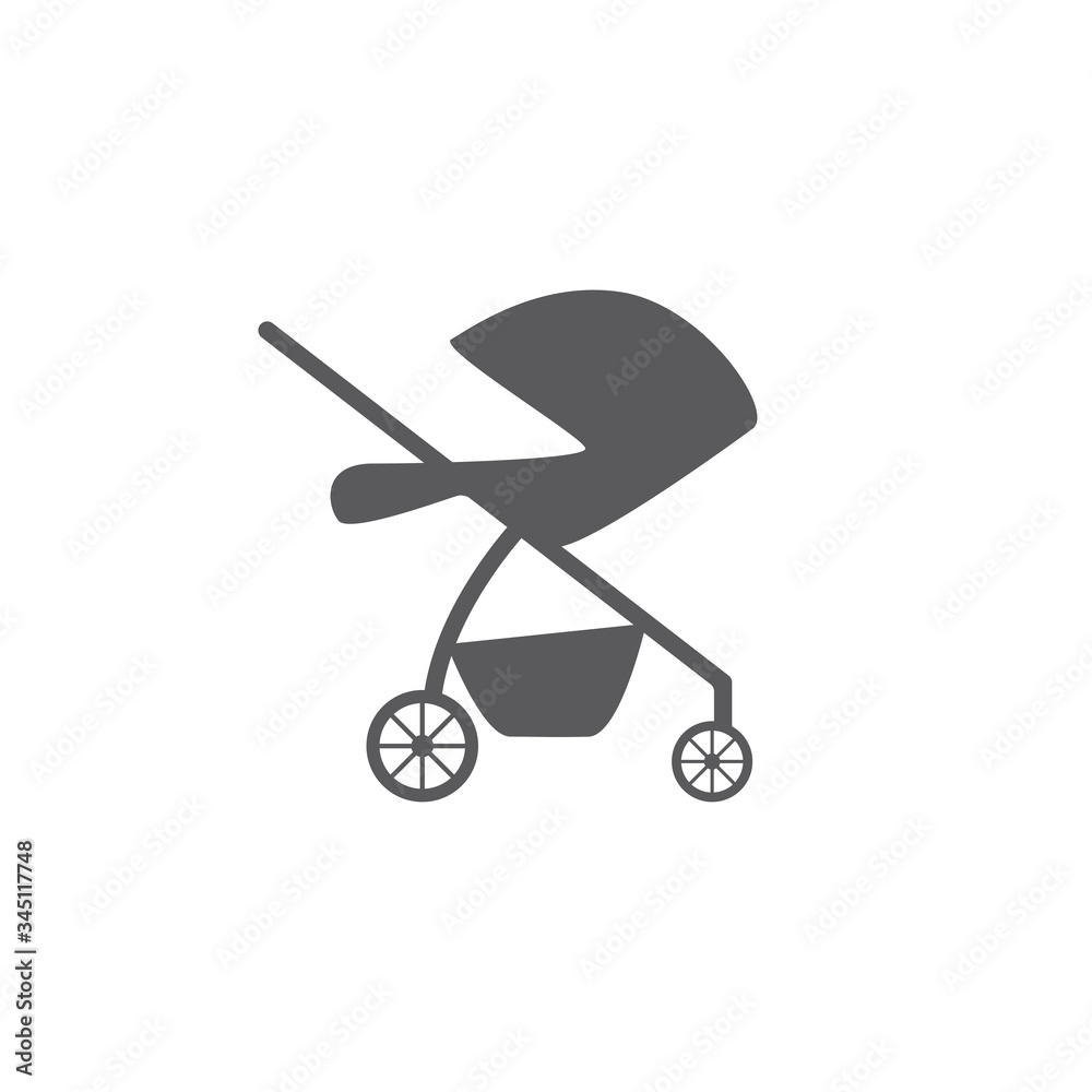 baby stroller isolated icon vector pram buggy baby stroller isolated icon vector pram buggy