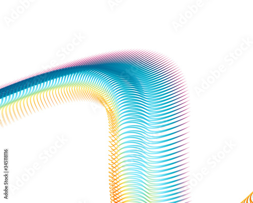 Abstract background blend wave line design for Wallpaper, Banner, Background, Card, Book Illustration, landing page