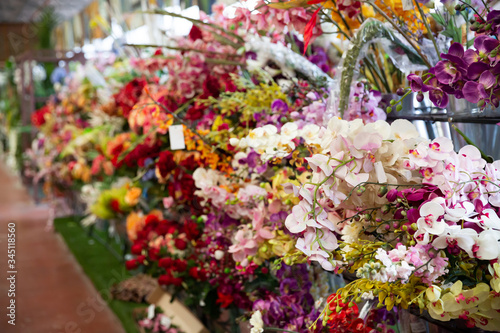 Flowers on display in shop © JackF