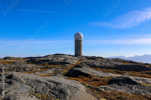 Hike to Ingebrigtvarden in Sømna municipality, Nordland county - Weather radar