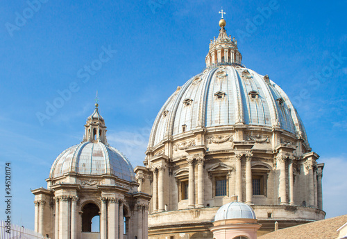 St. Peter's Square (in italian Basilica di San Pietro a Roma) Rome Italy
