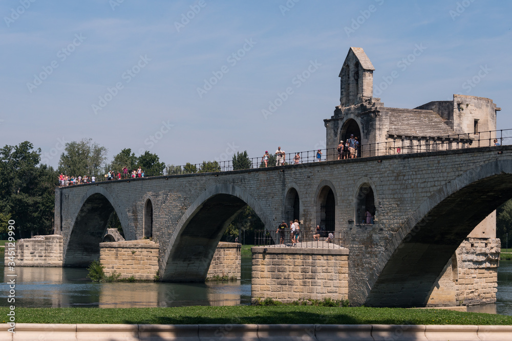 Saint Bénezet bridge, Avignon refered to in the song, 