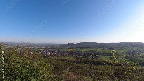 Berge, Dorf, Panorama, Wald
