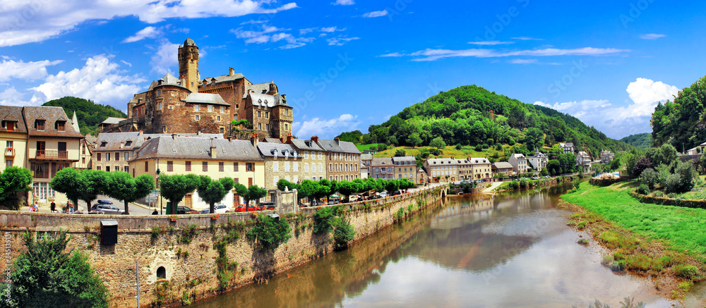 Estaing -  one of the most picturesque villages in France.