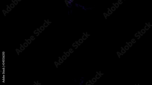 Particle intro like an expanded disentangle wing for your logo, animation.