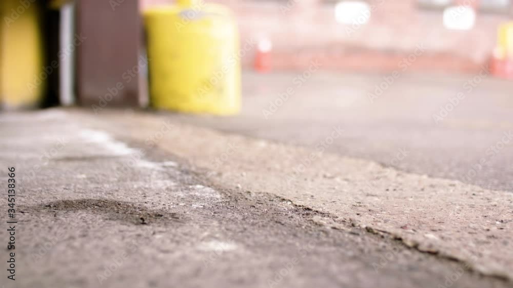 Back to work. Shops opening doors to get back to work after closure. Shot on RED in 4k. Free preview. 