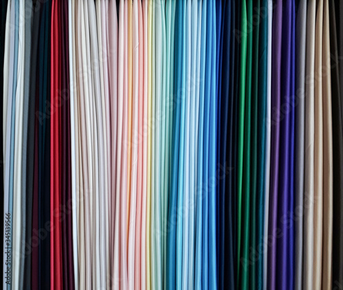 Sample multicolor fabric for making clothes