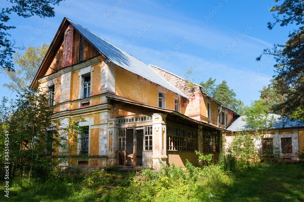The estate of the architect Khrenov in the Bologovsky district, the village of Zaklyuch'ye. Russia The estate of the architect Khrenov in the Bologovsky district, the village of Zaklyuch'ye. Russia