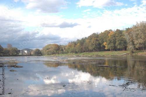 river on a sunny summer day