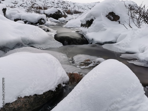 river in winter