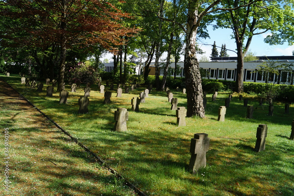 Naklejka premium Soldatenfriedhof Rheinbach