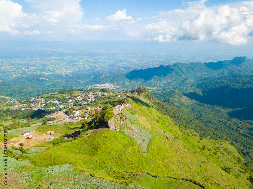 Fototapeta premium Landscape nature in Phu Thap Boek Thailand.
