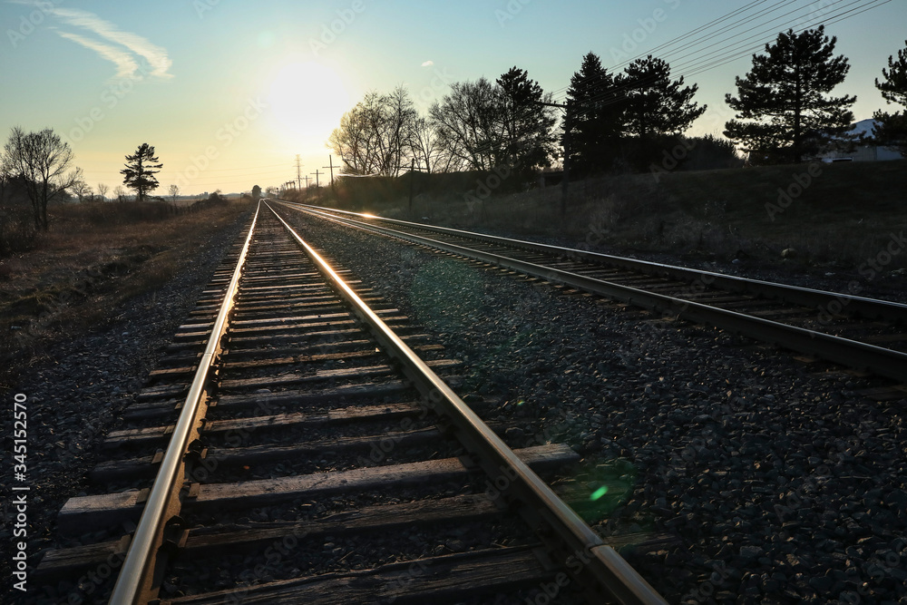 Railroad tracks