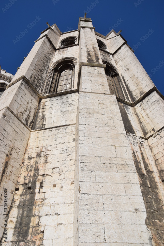 Ruine des Convento do Carmo in Lissabon