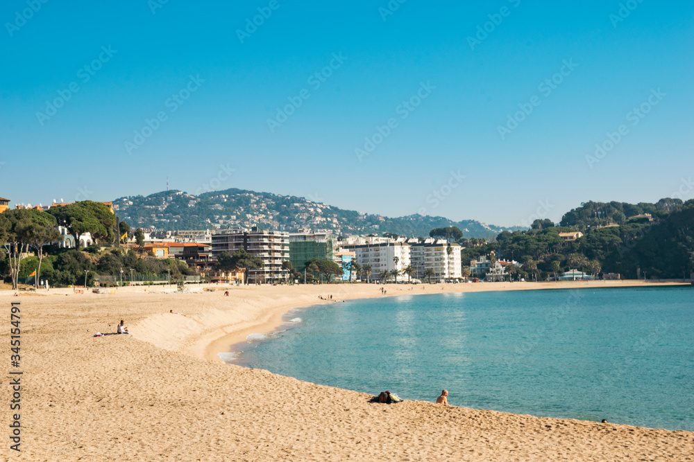 The city of Lloret de Mar in Spain The city of Lloret de Mar in Spain