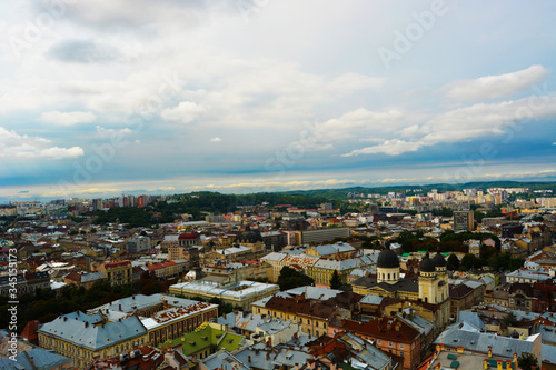 old city aerial view