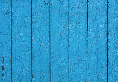 wooden blue vintage structural background