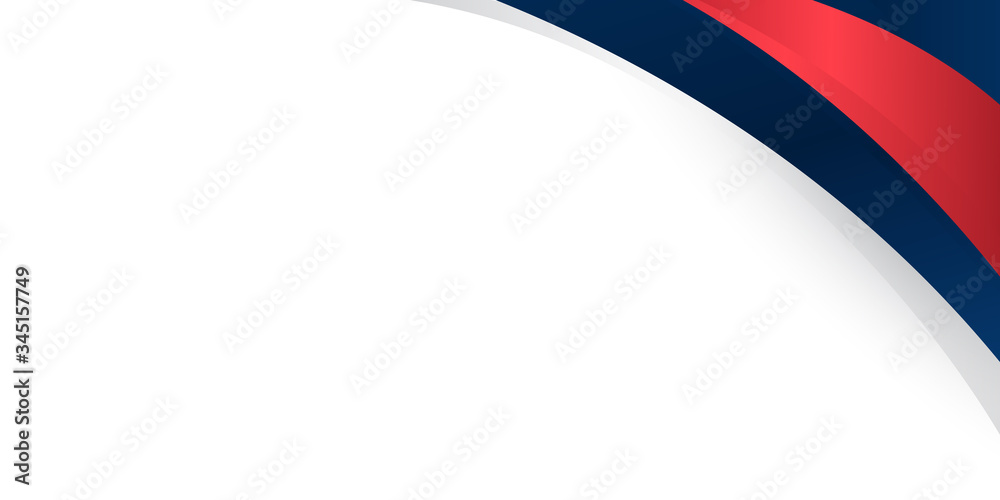 Modern abstract wave curve background. Red and blue waves on white background. Vector illustration for presentation design with modern corporate concept Modern abstract wave curve background. Red and blue waves on white background. Vector illustration for presentation design with modern corporate concept
