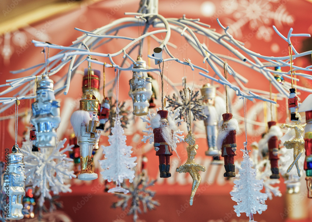 Xmas decorations at Vilnius Christmas Market Xmas decorations at Vilnius Christmas Market