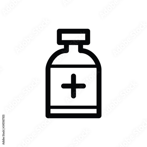 pills bottle icon vector logo trendy design