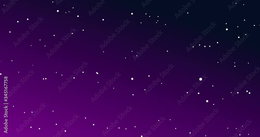 Cloud of white dots in a grid rotating on purple background. White dots animation Cloud of white dots in a grid rotating on purple background. White dots animation