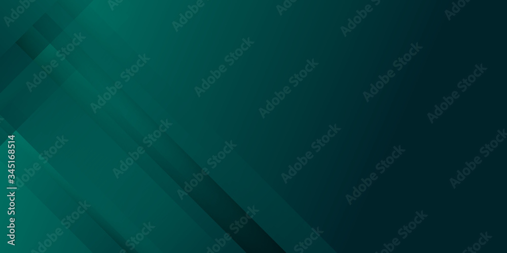 Obraz premium Modern 3D green dark background for presentation design. Vector illustration design for presentation, banner, cover, web, flyer, card, poster, wallpaper, texture, slide, magazine, and powerpoint. 