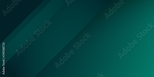 Green abstract background of blurry squares. 3D green background