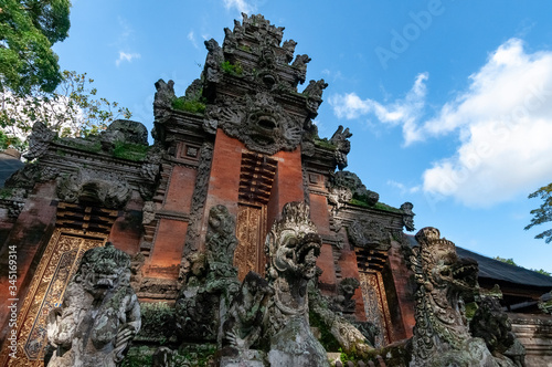 Pura Dalem Agung Padangtegal Temple Ubud Bali photo
