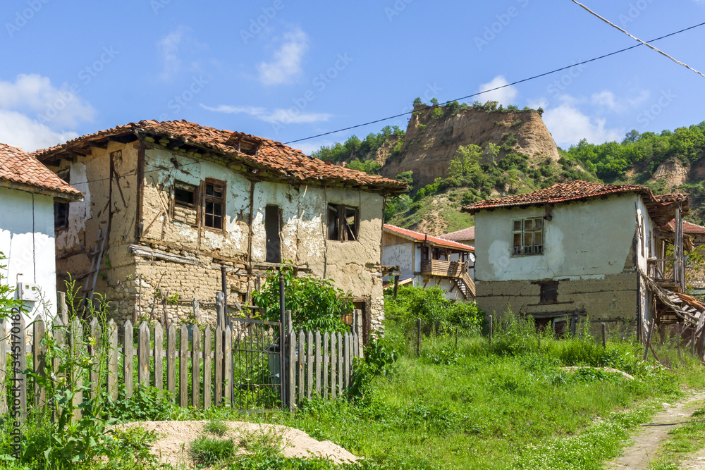 Old houses from the nineteenth century in Zlatolist, Bulgaria