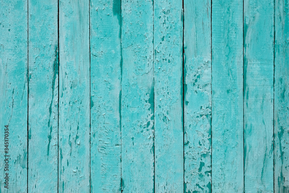 Fotografie Cracked blue wood background