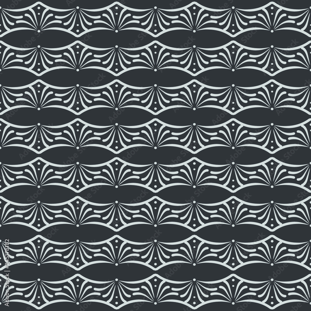 Fototapeta premium Seamless vector in geometric ornamental style.