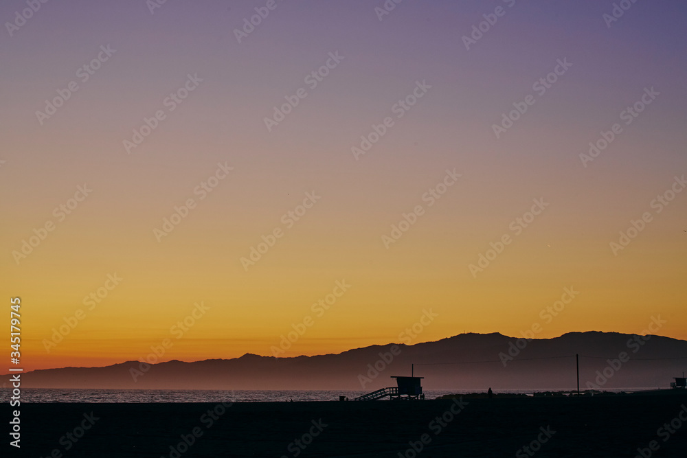 Fototapeta premium sunset california