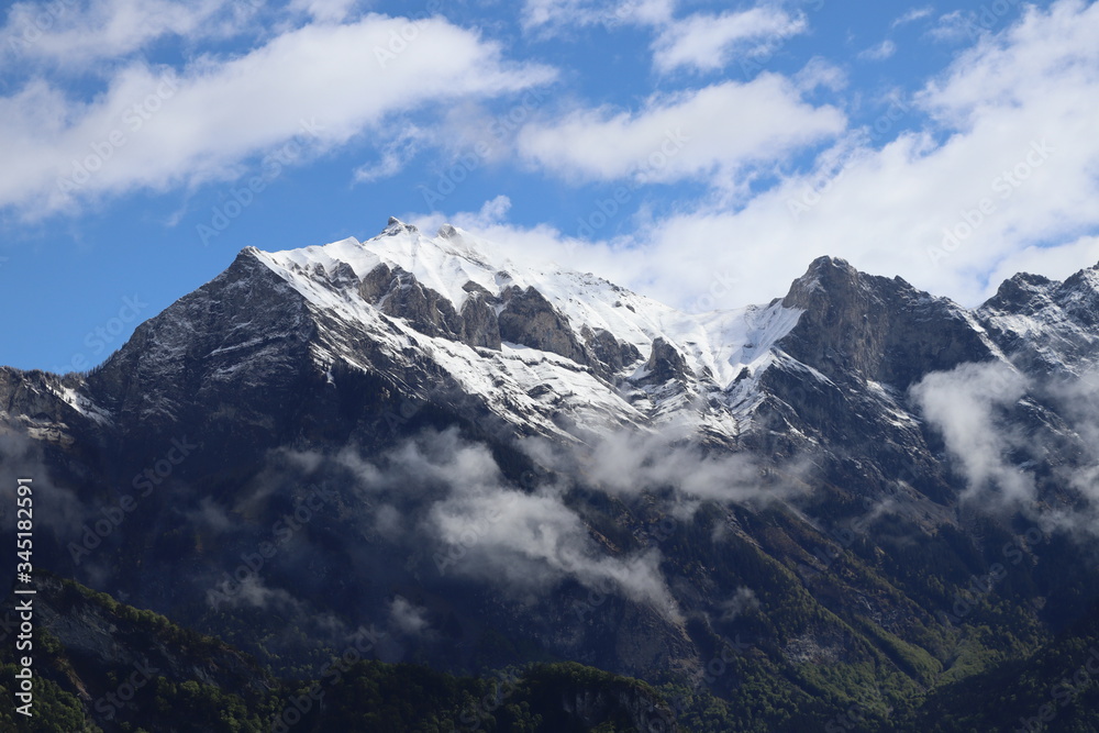 A montanha Pizol sobe até 2.844 metros entre Bad Ragaz e Wangs