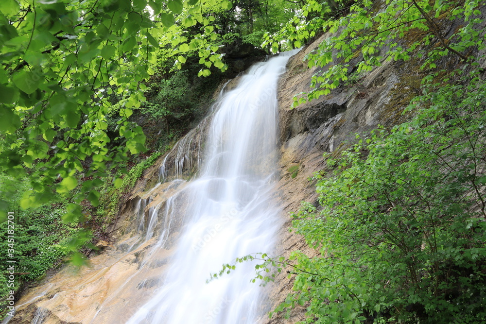 Cachoeira a caminho de Bad Ragaz