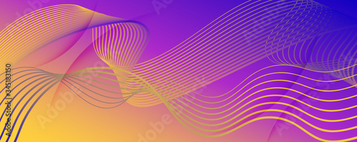 Fluid Abstract. Flow Wallpaper. 3d Shapes 