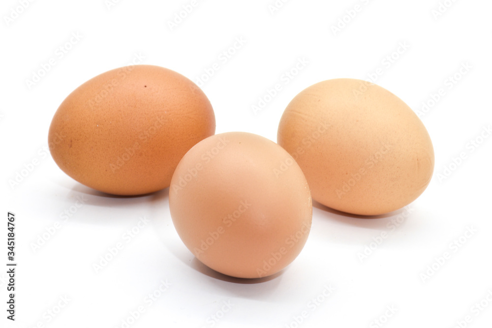 Eggs isolated on white background Eggs isolated on white background
