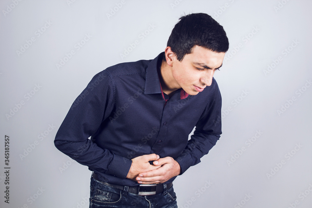 a person has a stomachache a person has a stomachache