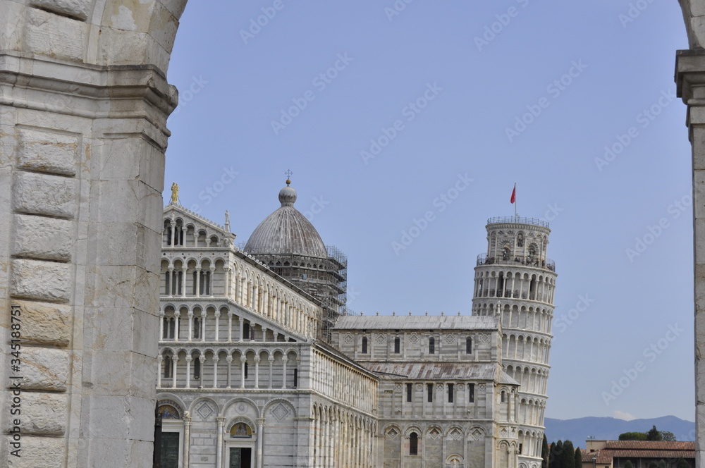 pisa tower from nice angle
