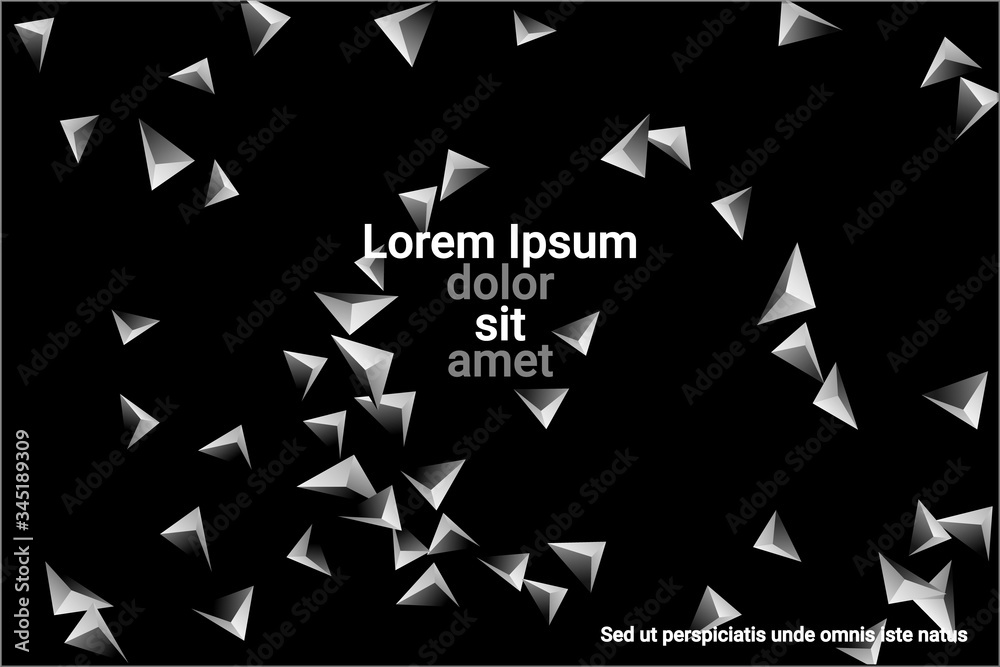Obraz premium Triangular background.