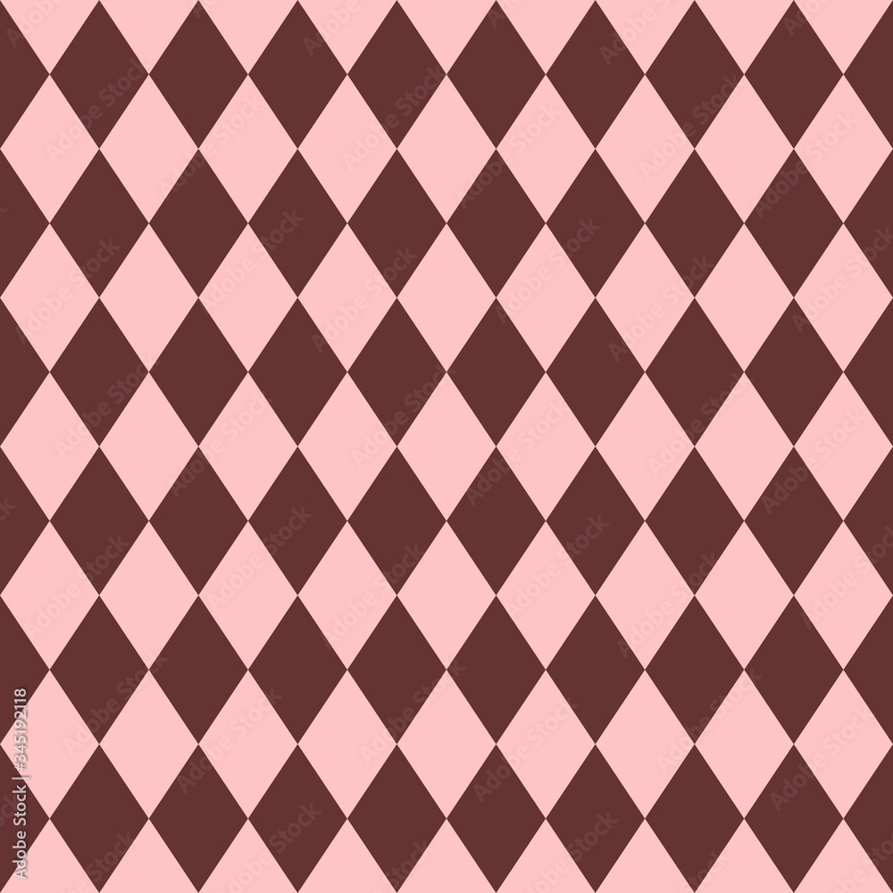 Pink and brown tile vector pattern Pink and brown tile vector pattern